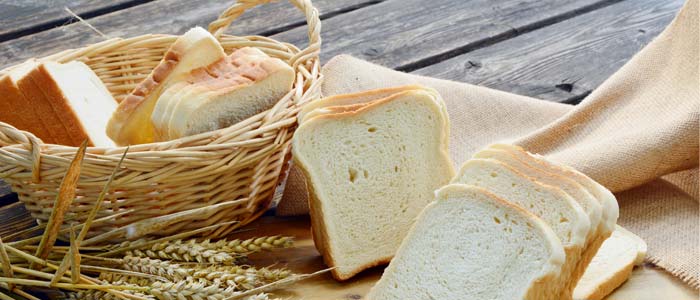 basket of white bread